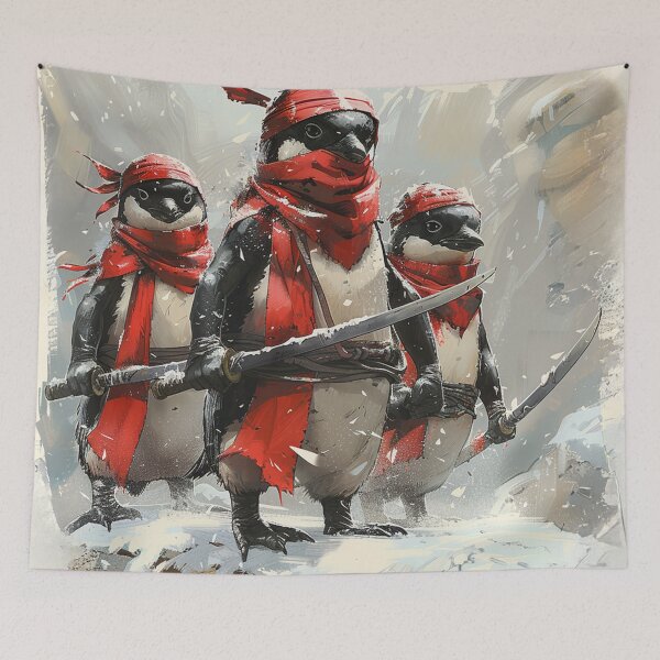 Item preview, Guardians of the Glacier: The Penguin Ronin designed and sold by dungeonwarriors.