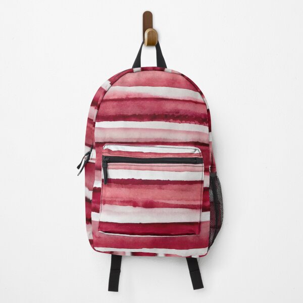 Item preview, Wine red stripes watercolor pattern texture designed and sold by patterncrow.