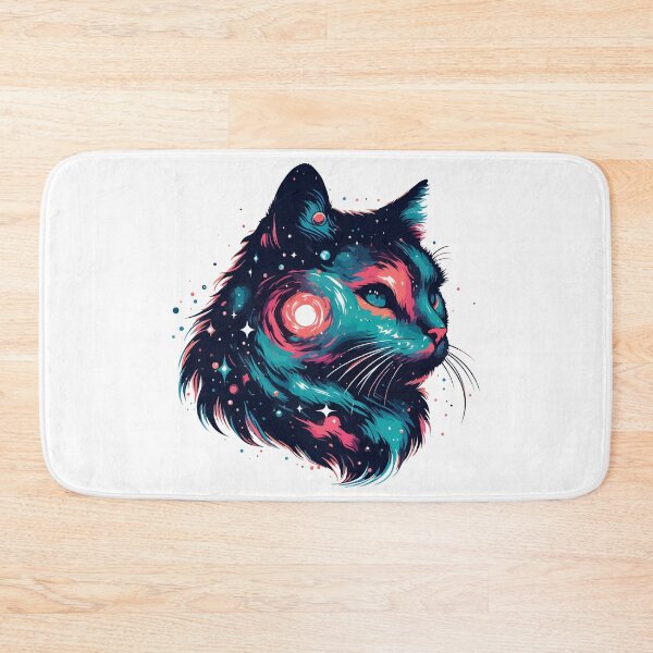 Item preview, Cute Colorful Cosmic Cat in Stars designed and sold by TomFrontierArt.