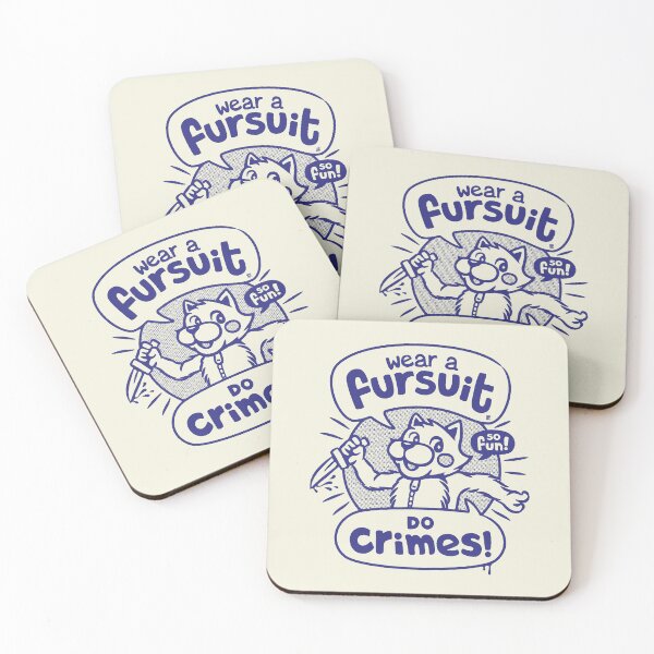 Item preview, Wear A Fursuit, Do Crimes designed and sold by raffaus.
