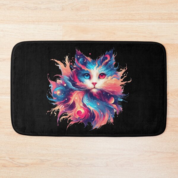 Item preview, Cute Colorful Cosmic Cat in Stars designed and sold by TomFrontierArt.