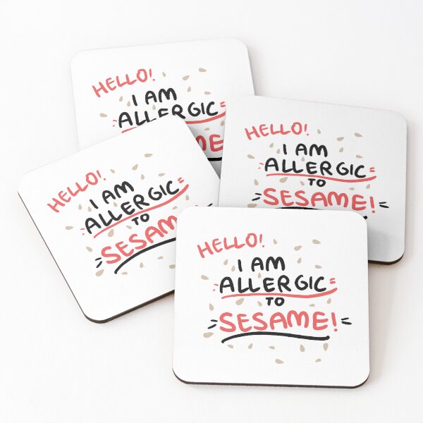 Item preview, Sesame Allergy Awareness designed and sold by Samantha MadeOfAtoms.
