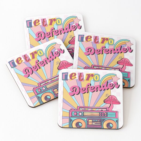 Item preview, Retro Defender Retro Pink Sweet Pastel 60s Aesthetics  designed and sold by CyberArtistOne.