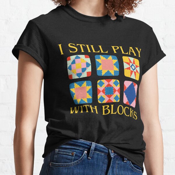 Item preview, I Still Play With Blocks Quilt Funny Quilting  designed and sold by Wiss2Arts.