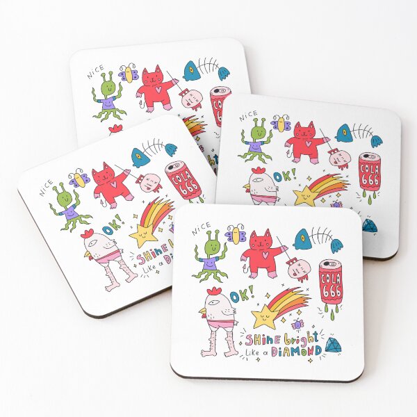 Item preview, pretty weird funny and cute doodles  designed and sold by Dailykindness.
