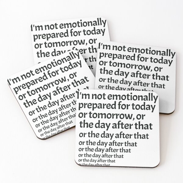 Item preview, Not Emotionally Prepared designed and sold by Paxy Designs.