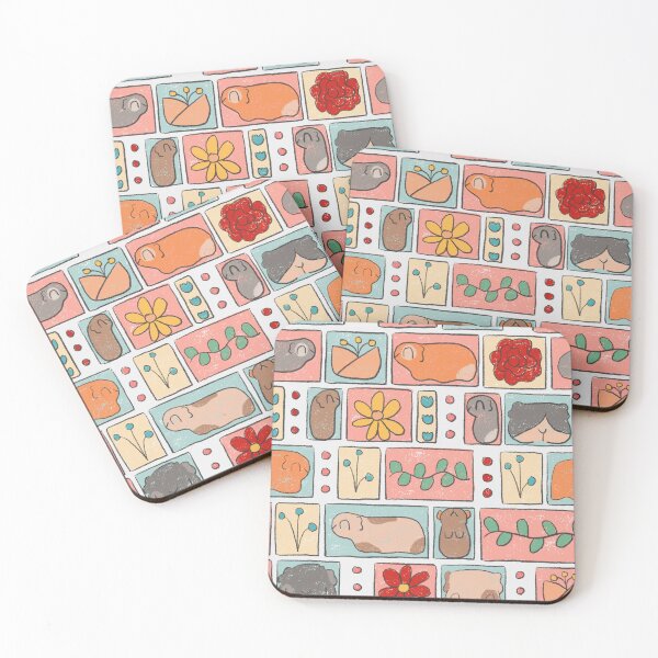 Item preview, Floral Guinea Pigs designed and sold by stephleahart.