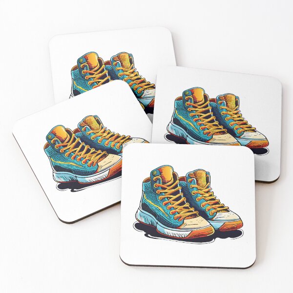 Item preview, Colorful Sneakers High Top Shoes designed and sold by ArtPuffen.