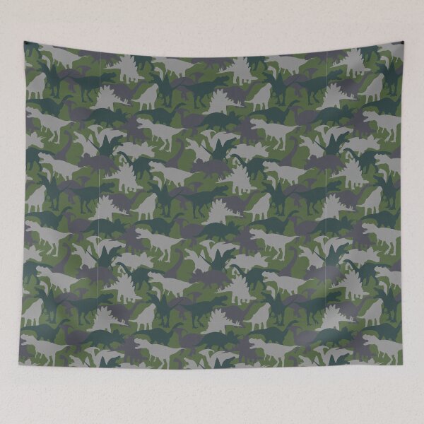 Artikelvorschau, Dinosaurier-Tarnmuster entworfen und verkauft von Pattern Heaven.