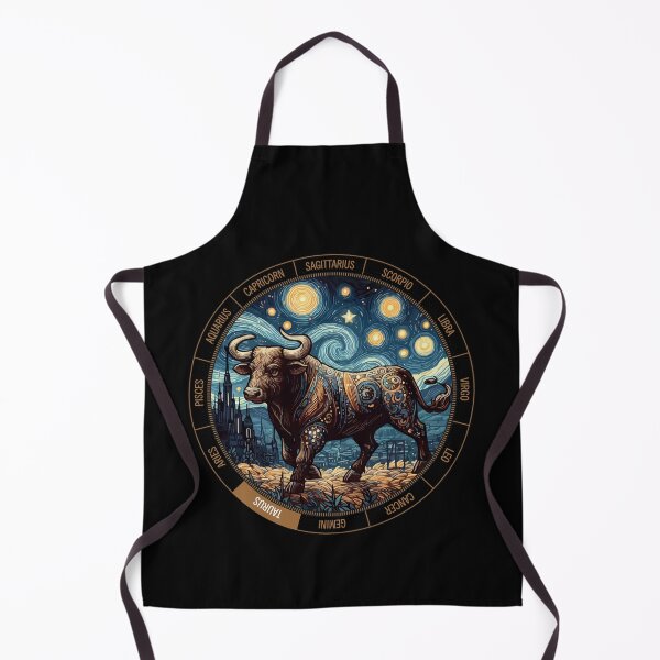Item preview, ZODIAC Taurus - Astrological TAURUS - TAURUS - ZODIAC sign - Van Gogh style - 1 designed and sold by ArtProjectShop.