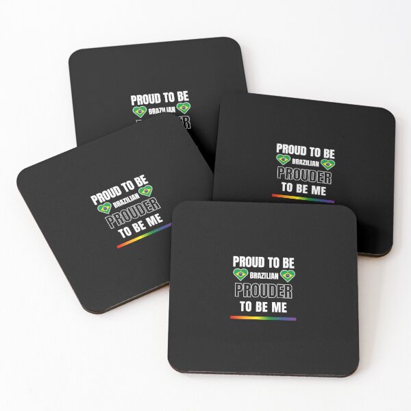Item preview, LGBTQ Proud To Be Brazilian , Prouder To Be Me T-Shirt, Brazilian T-Shirt, Brazilian Flag Tees, Rainbow Stripe T-Shirt, Sport Tees, Pride Tees, Brazil Flag Heart, designed and sold by PrideBeProud.