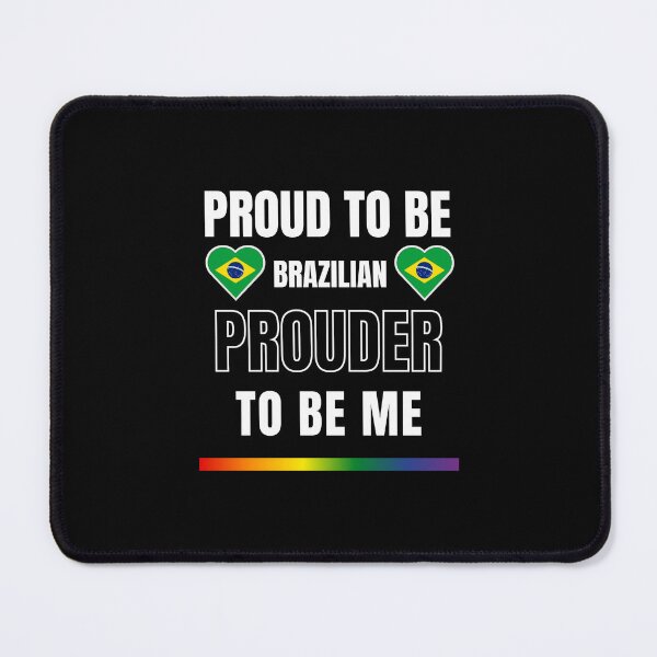 Item preview, LGBTQ Proud To Be Brazilian , Prouder To Be Me T-Shirt, Brazilian T-Shirt, Brazilian Flag Tees, Rainbow Stripe T-Shirt, Sport Tees, Pride Tees, Brazil Flag Heart, designed and sold by PrideBeProud.