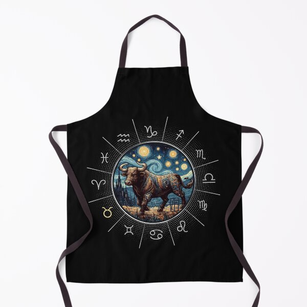 Item preview, ZODIAC Taurus - Astrological TAURUS - TAURUS - ZODIAC sign - Van Gogh style - 2 designed and sold by ArtProjectShop.