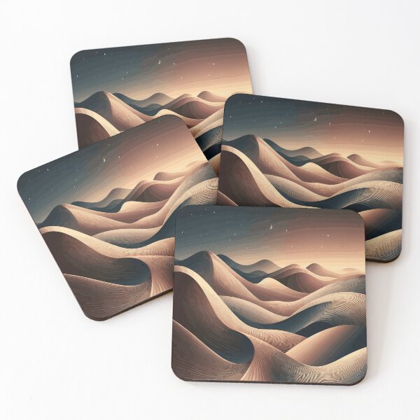Item preview, patterns Serenity Dunes: Abstract Desert Waves-landscape sand designed and sold by toobel.