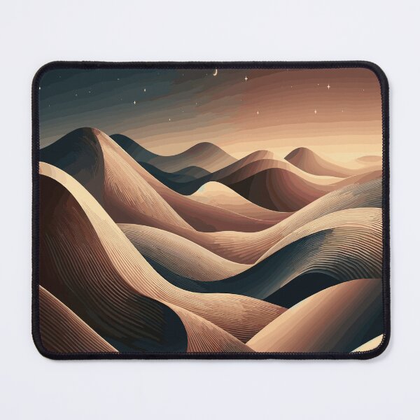 Item preview, patterns Serenity Dunes: Abstract Desert Waves-landscape sand designed and sold by toobel.