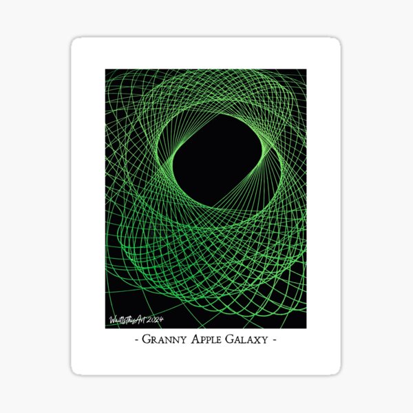 Granny Apple (Green) Galaxy | Leggings