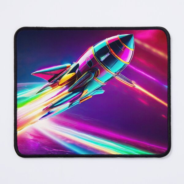 Item preview, Neon rocket designed and sold by myikigai.
