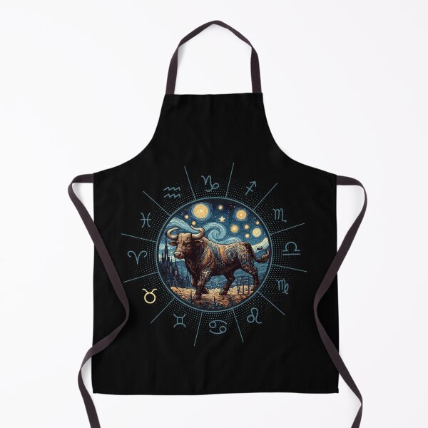 Item preview, ZODIAC Taurus - Astrological TAURUS - TAURUS - ZODIAC sign - Van Gogh style - 3 designed and sold by ArtProjectShop.