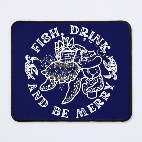 Item preview, Fish, Drink and Be Merry Sea Turtle Gifts of Fishermen on Father's Day designed and sold by jteart.