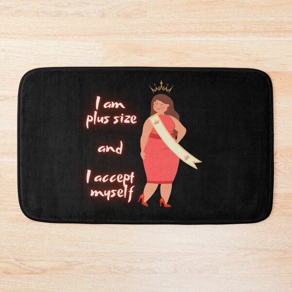 Item preview, I am plus size and I accept myself designed and sold by DMHG.