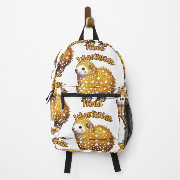 Item preview, Yellow Libertarian Porcupine with White Stars designed and sold by kylmllr101684.