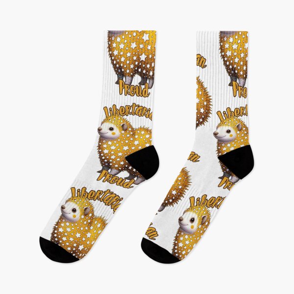 Item preview, Yellow Libertarian Porcupine with White Stars designed and sold by kylmllr101684.