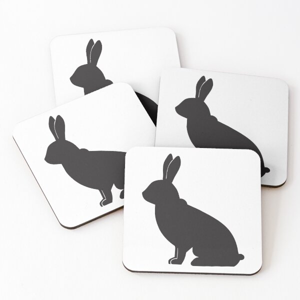 Item preview, Cottontail Twilight Black Rabbit Silhouette designed and sold by dcohea.
