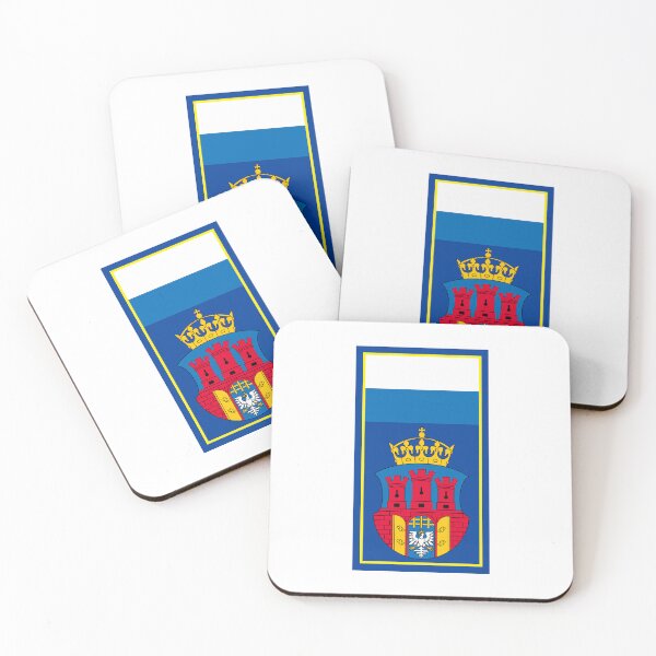 Item preview, Krakow Flag & Coat of arms designed and sold by adamst555.