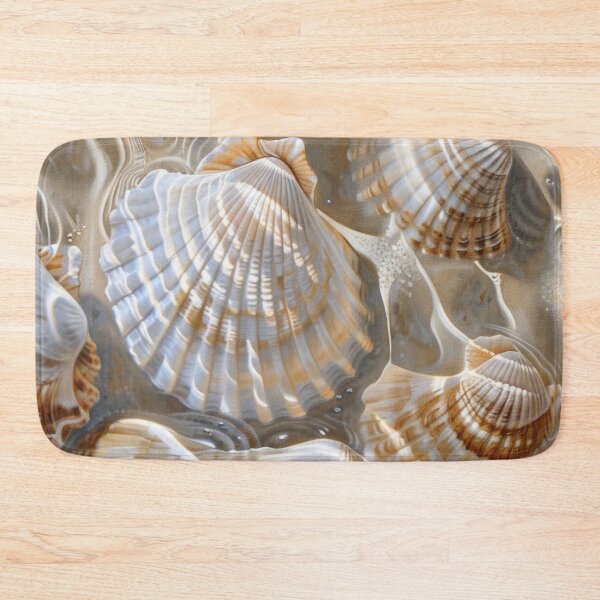 Item preview, Beautiful Seashells In the Ocean Ripples. designed and sold by MargaretWiktor.