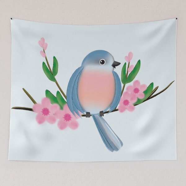 Item preview, spring flower and bird designed and sold by LiudmylaMaika.