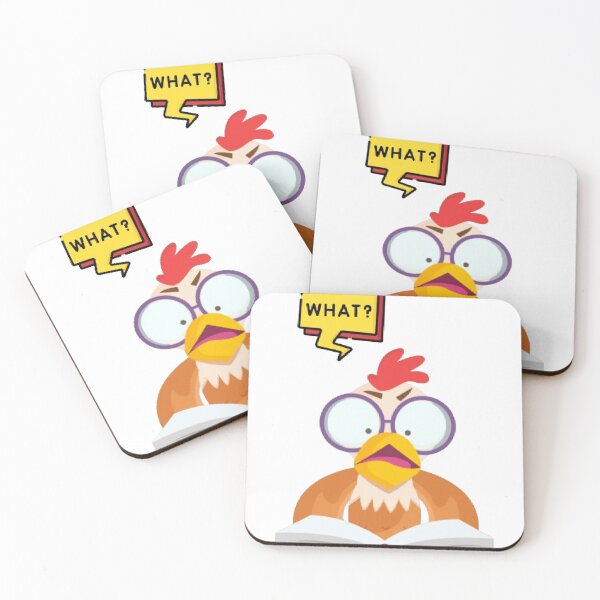 Item preview, Funny Chicken Studying Sticker. designed and sold by ZackArt09.