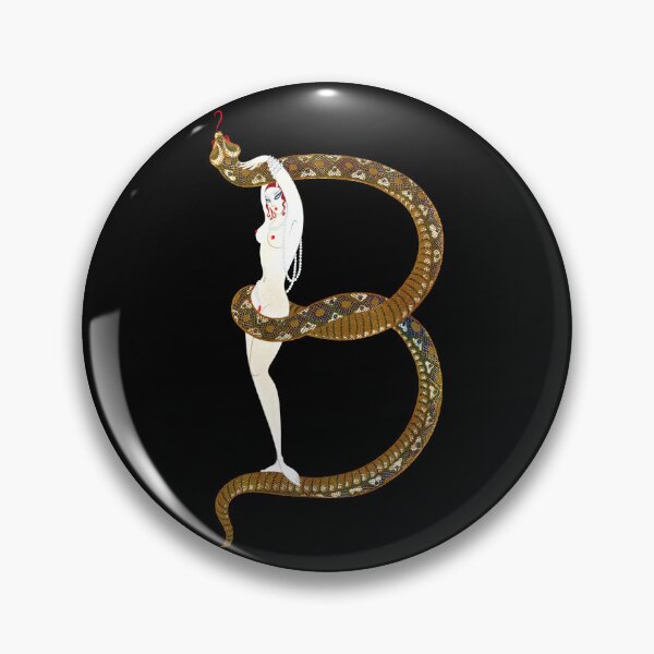 Item preview, Erté - The Letter B from the Alphabet Suite, 1976 designed and sold by elektronen.