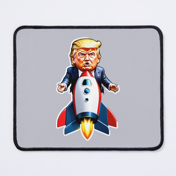 Item preview, Donald Trump Space Force Rocket designed and sold by TheArtOfPat.