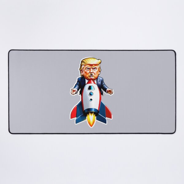 Item preview, Donald Trump Space Force Rocket designed and sold by TheArtOfPat.