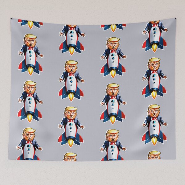 Item preview, Donald Trump Space Force Rocket designed and sold by TheArtOfPat.