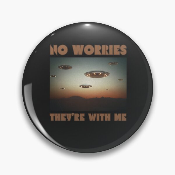 Item preview, UFO Invasion - No Worries They're with me designed and sold by ShaneCRob.