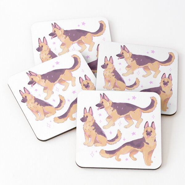 Item preview, German shepherd dog cute art designed and sold by YaraCuteArt.