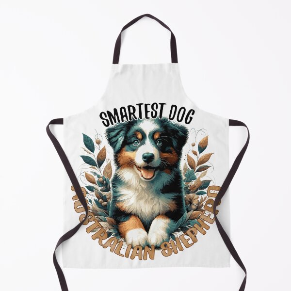 Item preview, Australian Shepherd puppy cute intelligent dog gift designed and sold by Pineapple-Tree.