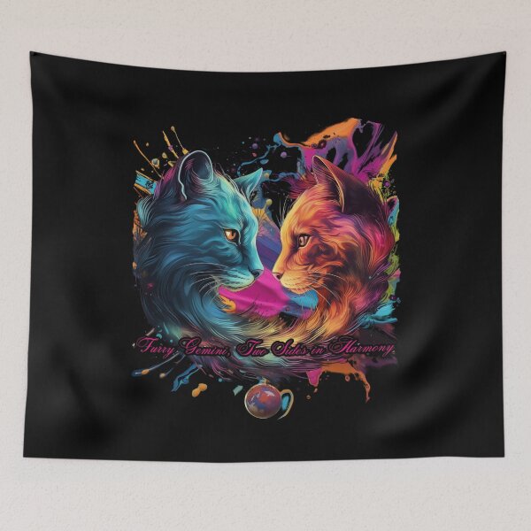 Item preview, Gemini: Furry Gemini, Two Sides in Harmony designed and sold by JustTake-.