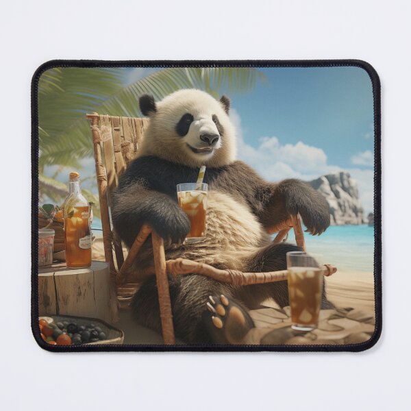 Item preview, Wall Art Home #3: Panda, vacation, retirement, cocktail on the sunny beach designed and sold by m0173r.