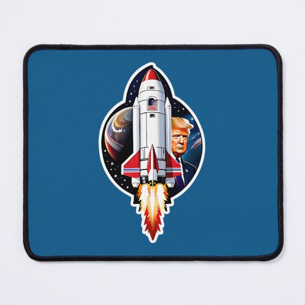 Item preview, Donald Trump Space Force Rocket designed and sold by TheArtOfPat.