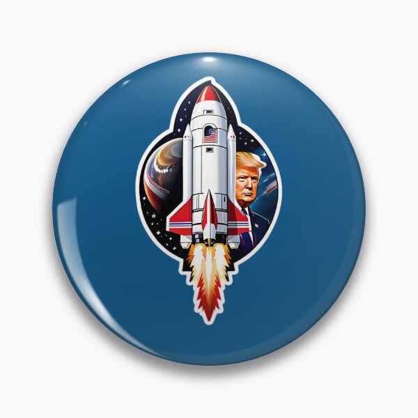 Item preview, Donald Trump Space Force Rocket designed and sold by TheArtOfPat.