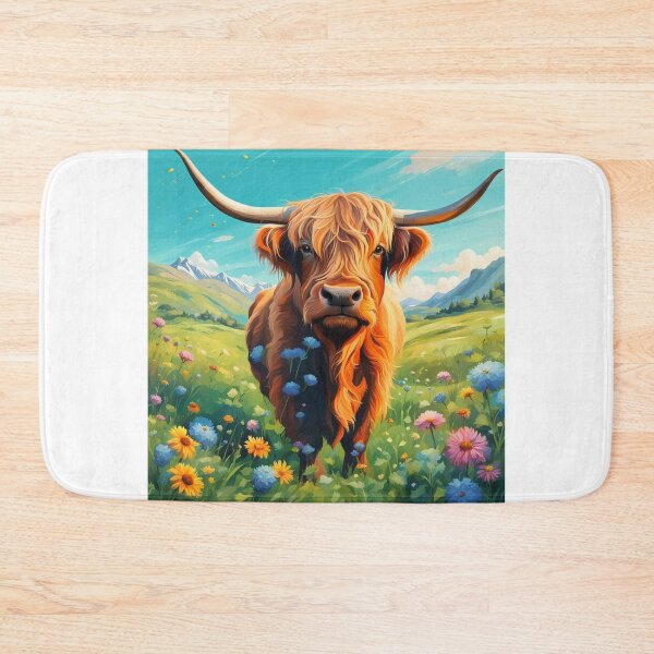 Item preview, Happy Highland Cow designed and sold by Rorulent.