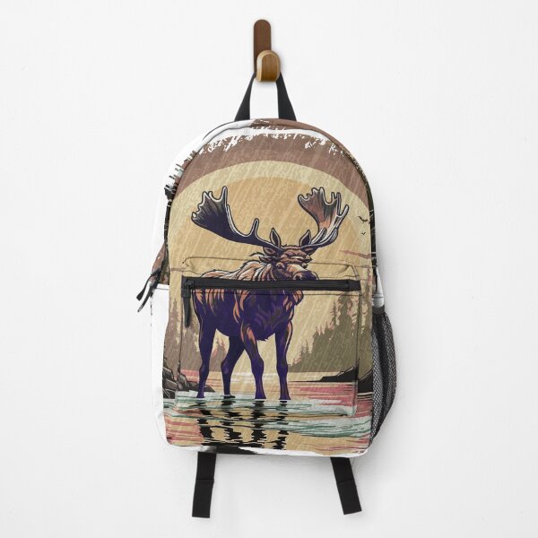 Item preview, Alt Version of Adult Moose, in the River, picturesque landscape of Colorado designed and sold by markmm9.