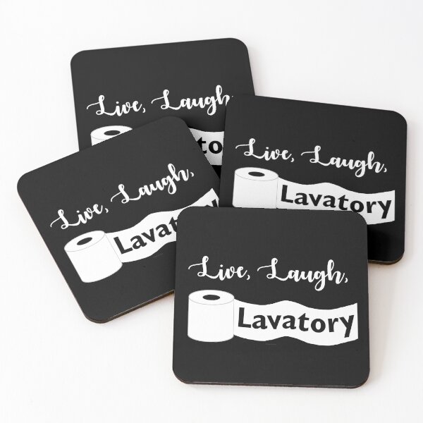 Item preview, Live, Laugh, Lavatory designed and sold by Logo-A-GoGo.