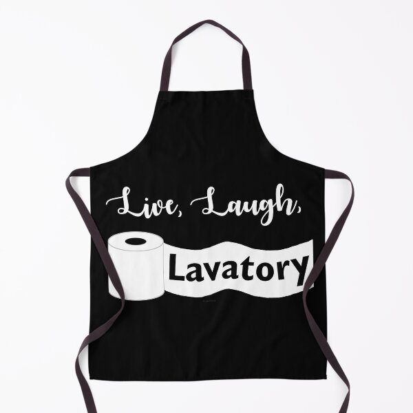 Item preview, Live, Laugh, Lavatory designed and sold by Logo-A-GoGo.