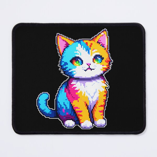 Item preview, Cute Colorful Pixel Cat designed and sold by Jackson-Will.