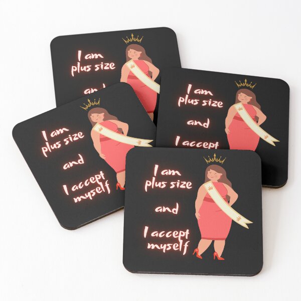 Item preview, I am plus size and I accept myself designed and sold by DMHG.