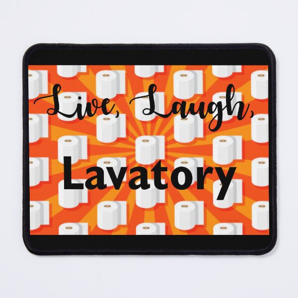 Item preview, Live, Laugh, Lavatory Freak Out Trippy Version designed and sold by Logo-A-GoGo.