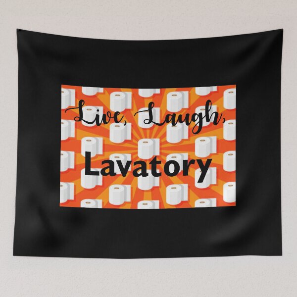 Item preview, Live, Laugh, Lavatory Freak Out Trippy Version designed and sold by Logo-A-GoGo.